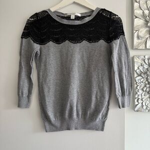 LC LAUREN CONRAD Lace Sweater